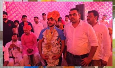 गोल्ड मेडल जीतकर कजाकिस्तान से लौटे कपिल बैंसला, गांव में हुआ भव्य स्वागत