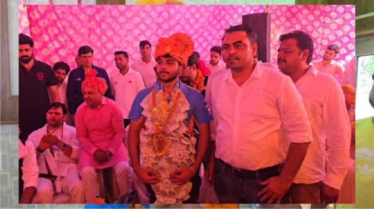 गोल्ड मेडल जीतकर कजाकिस्तान से लौटे कपिल बैंसला, गांव में हुआ भव्य स्वागत