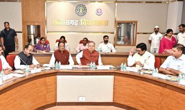 प्रधानमंत्री श्री नरेन्द्र मोदी के छत्तीसगढ़ आगमन की तैयारियों को लेकर उच्च स्तरीय बैठक.