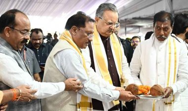 गुरु घासीदास बाबा के आदर्शों पर चलकर बनाएंगे विकसित छत्तीसगढ़.