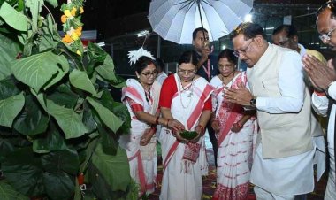 मुख्यमंत्री श्री विष्णु देव साय करम परब पर्व 2025 में हुए शामिल.