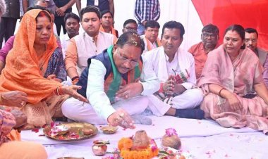 मुख्यमंत्री श्री विष्णु देव साय ने जशपुर जिले के फरसाबहार में 40.89 करोड़ के 13 कार्यों का किया लोकार्पण.