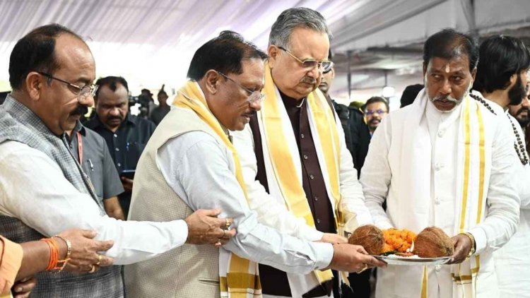 गुरु घासीदास बाबा के आदर्शों पर चलकर बनाएंगे विकसित छत्तीसगढ़.