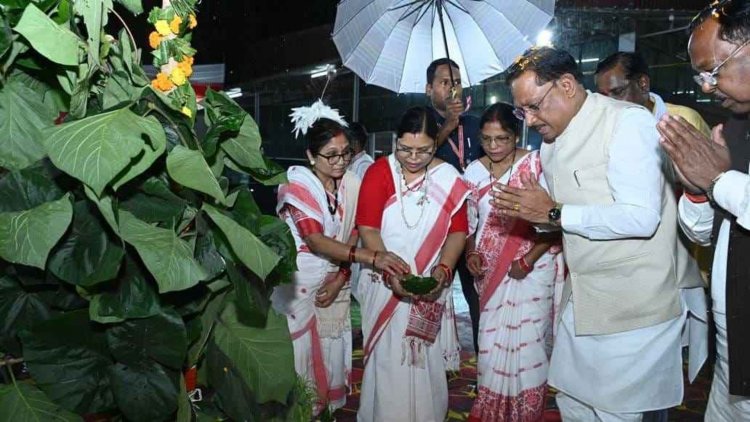 मुख्यमंत्री श्री विष्णु देव साय करम परब पर्व 2025 में हुए शामिल.