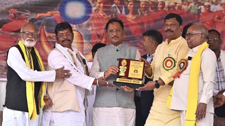 जनजातीय समुदाय के सर्वांगीण विकास के लिए कार्य कर रही है हमारी सरकार : मुख्यमंत्री श्री साय