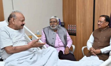 मुख्यमंत्री श्री विष्णुदेव साय ने विधायक श्री भैयालाल राजवाड़े के स्वास्थ्य लाभ की कामना की