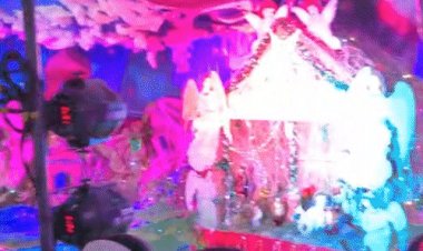 ग्वालियर में प्रभु यीशु का जन्मोत्सव धूमधाम से मनाया गया:चर्च सजे, विशेष प्रार्थनाएं हुईं और केक बांटे गए