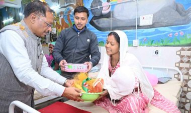 मुख्यमंत्री श्री विष्णुदेव साय ने फरसाबहार, कुनकुरी और मनोरा में पोषण पुनर्वास केन्द्र का किया शुभारंभ