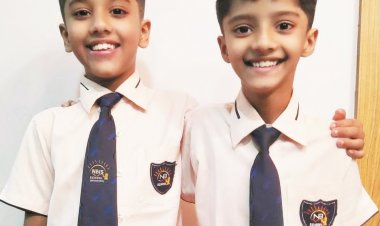 नीरज बाजपेयी इंटरनेशनल स्कूल के मोदी बंधुओं ने ओलंपियाड में गाड़े झंडे