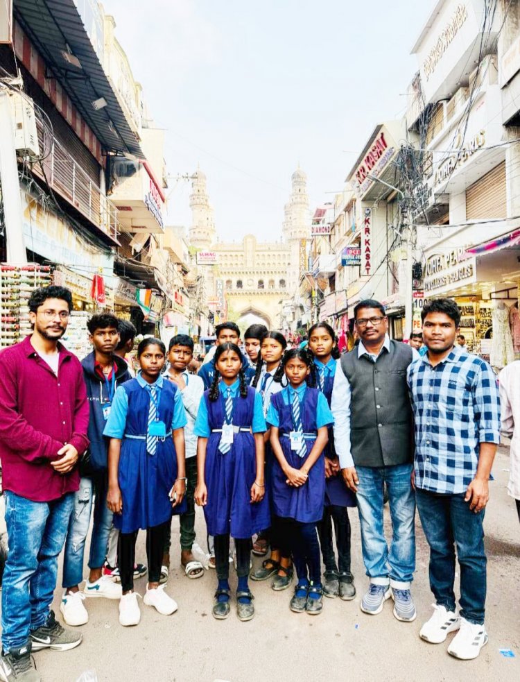 राष्ट्रीय आविष्कार अभियान:  बच्चों का आउट ऑफ स्टेट शैक्षिक भ्रमण