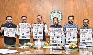 मुख्यमंत्री श्री विष्णु देव साय ने किया ‘गुलाल’ होली विशेषांक का विमोचन.