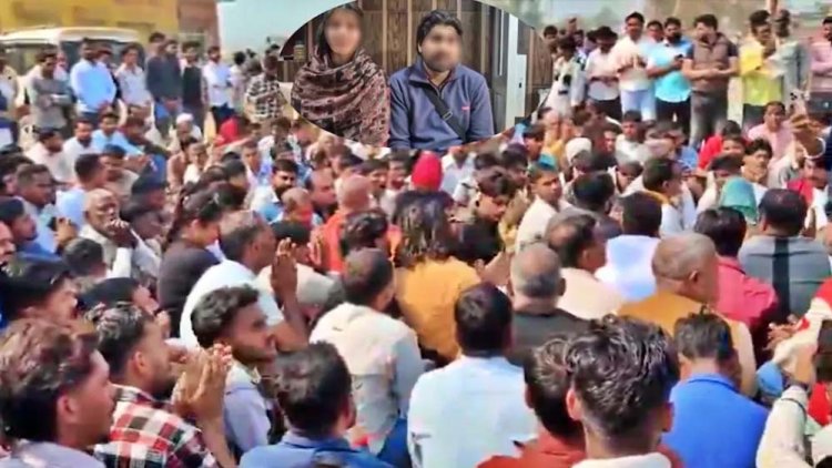 सहारनपुर में कशिश-आजम फरारी पर हंगामा, हिंदूवादी संगठनों ने सड़क जाम कर हनुमान चालीसा पढ़ी