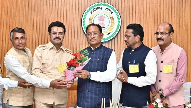 इंद्रावती नदी पर बैराज की स्वीकृति पर जगदलपुर नगर निगम के प्रतिनिधिमंडल ने मुख्यमंत्री का जताया आभार.